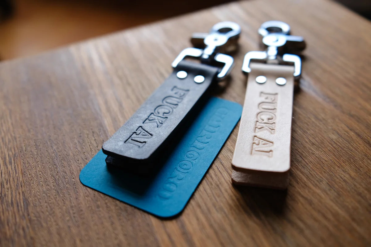 Fuck AI Keychain